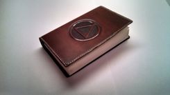 Leather Cover For Soft Back Alcoholics Anonymous Big Book 1 small