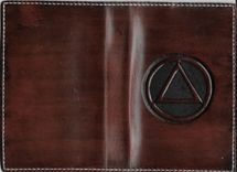 Leather Cover For Soft Back Alcoholics Anonymous Big Book 3 small