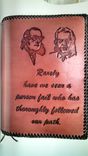 Hand Tooled Leather Cover For Standard Sized Alcoholics Anonymous Big Book 1 small
