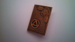 Leather Pocket Sized Alcoholics Anonymous Book Cover 1 small