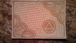 Leather Pocket Sized Alcoholics Anonymous Book Cover 5 small