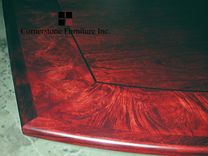 Custom Conference Table - Maple Burl Border  2 small