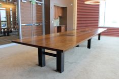 Rustic Reclaimed Oak Custom Conference Table 1 small