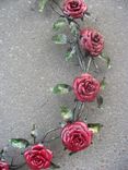 Large Steel Rose Wreath 5 small
