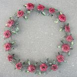 Large Steel Rose Wreath 1 small