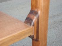 Hand Sculpted Cherry Bookcase 1 small
