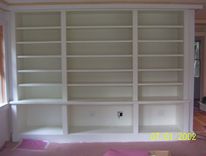 Painted Built In Bookcase 1 small