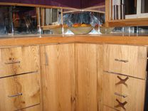 Hand Made White Oak Kitchen 2 small
