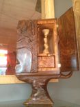 Miniature Carved Tree Cabinet 1 small
