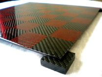 Carbon Fiber Chess Board - Large 1 small