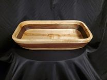 ***Sold*** Maple Walnut Carved Bowl 3 small