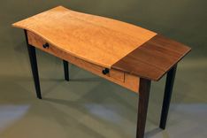 Custom Made Desk Of 3 Premium Woods (D3) 1 small
