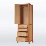 Modern Wardrobe Or Dresser For Bedroom With Drawers And Closet Space "River Rushes Wardrobe" 1 small