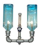 Blue Gate Valve Wall Sconce 1 small