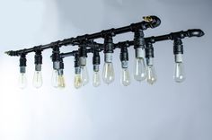 Long Industrial Chandelier Lighting 2 small
