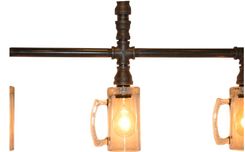 Beer Mug Chandelier For Pool Table 2 small