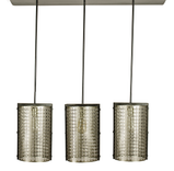 Industrial Chandelier Rustic Lighting. Edison Bulbs, 4 small