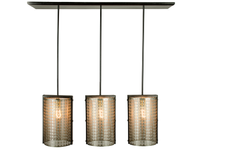 Industrial Chandelier Rustic Lighting. Edison Bulbs, 2 small