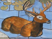 Wilderness Tile Benches, 3 small