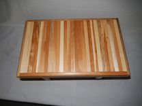 Hand Crafted Solid Mixed Hardwood End Table 1 small