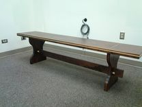 Walnut Coffee Table With Quartermatched Top And Maple Accent 1 small