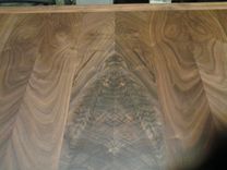 Walnut Executive Desk, Conference Table. Bookmatched Top 3 small