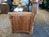 Solid Walnut Reception Counter/Desk/Workspace 2 small