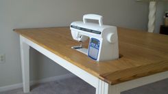 Oak Sewing Table 5 small