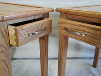 Oak End Table 2 small