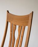 Scandinavian Style Rocking Chair With Long Elegant Rockers 5 small