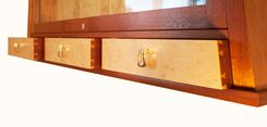 Mahogany Gun Display Cabinet 4 small
