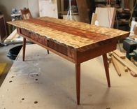 Live Edge Midcentury Modern Coffee Table 1 small
