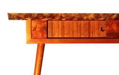 Live Edge Midcentury Modern Coffee Table 5 small