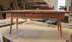 Live Edge Midcentury Modern Coffee Table 6 small