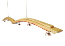 Seagull, Recycled Wine Barrel Stave Long Pendant Light, Kitchen Island Light 1 small