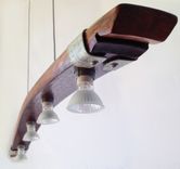Saba, Recycled Wine Barrel Stave Pendant Light, Kitchen Island Light 6 small
