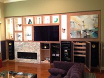 Entertainment Center, Wall Unit 2 small