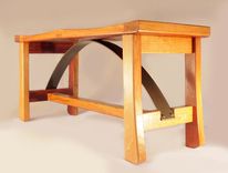 Ponte Vecchio White Oak Bench 3 small