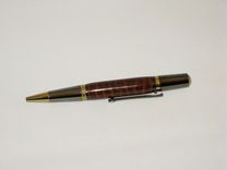 Snakewood Ballpoint Pen With Black Titanium Hardware 2 small