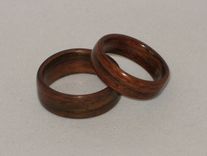 Santos Rosewood Bentwood Ring-Handmade Wooden Ring 4 small