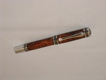 Thuya Burl Rollerball Pen-Handmade Wooden Pen 3 small