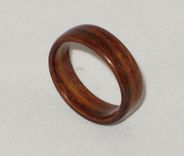 Santos Rosewood Bentwood Ring-Handmade Wooden Ring 3 small