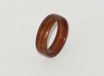 Santos Rosewood Bentwood Ring-Handmade Wooden Ring 1 small