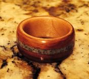 Santos Rosewood Bentwood Ring-Handmade Wooden Ring 5 small