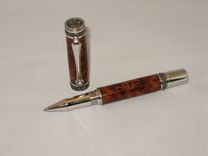 Thuya Burl Rollerball Pen-Handmade Wooden Pen 2 small