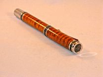 Figured Hawaiian Koa Fountain Pen- Handmade Wooden Pen 5 small