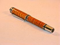 Figured Hawaiian Koa Fountain Pen- Handmade Wooden Pen 1 small