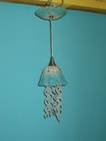 Jellyfish Pendant Light - Turquoise White Jellyfish - Blown Glass Lighting - Art Glass Chandelier 3 small