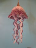 Blown Glass Jellyfish Light - Lighting - Chandelier - Art Glass Lighting - Pendant Lighting 1 small
