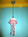 Blown Glass Jellyfish Light - Lighting - Chandelier - Art Glass Lighting - Pendant Lighting 2 small